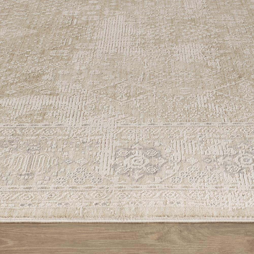 Eterna Design Beige/Light Blue Area Rug