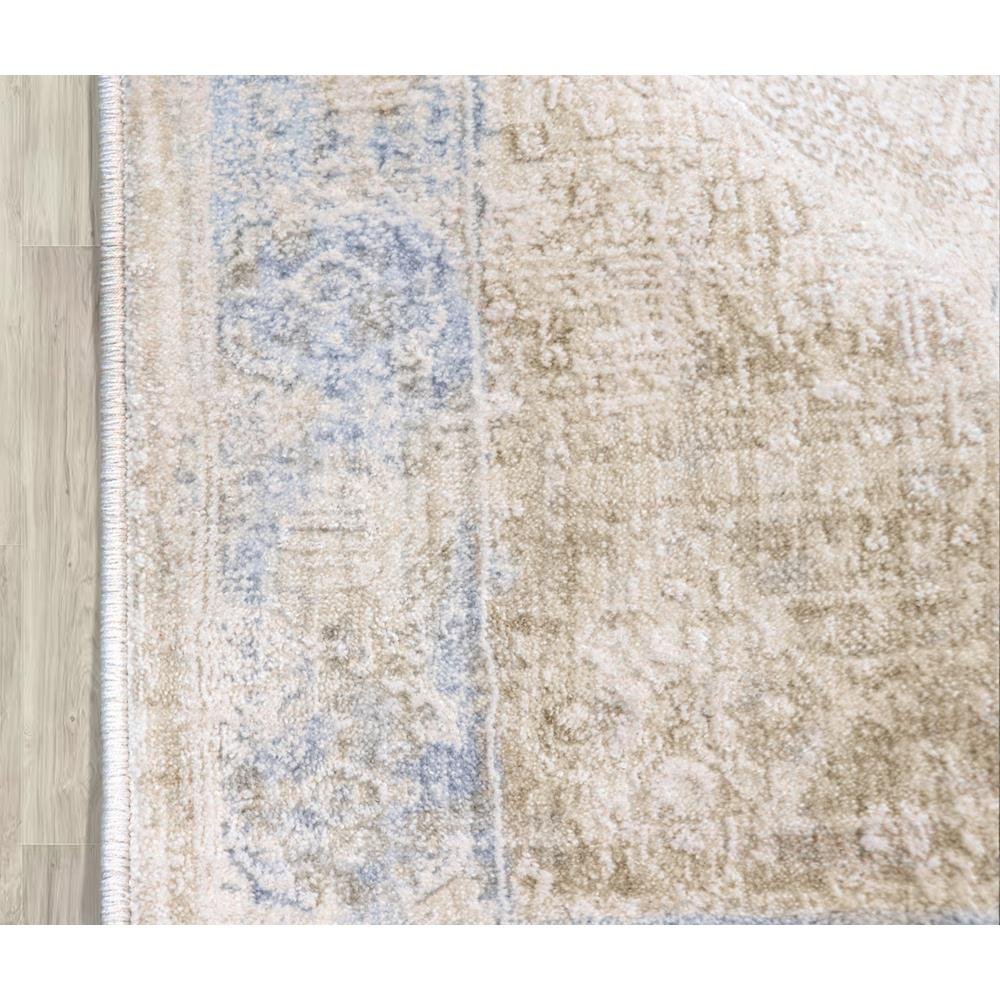 Eterna Design Beige/Light Blue Area Rug