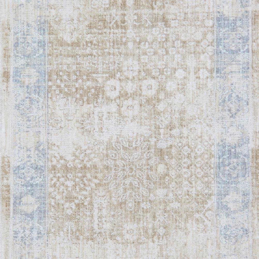 Eterna Design Beige/Light Blue Area Rug