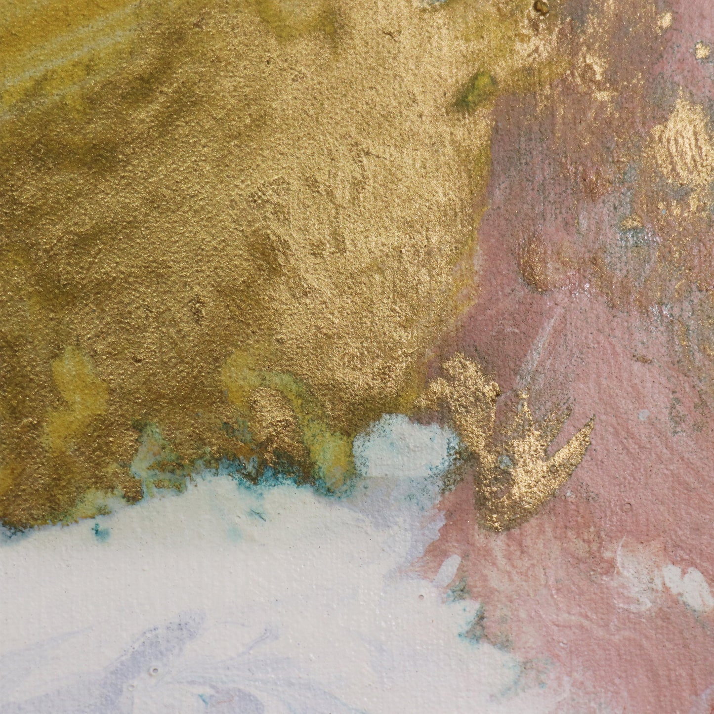 Chromatic — Hand-Painted Blue Abstract Oil Painting on Canvas