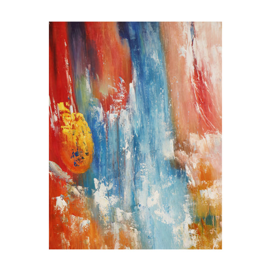 Spectrum — Hand-Painted Multicolor Abstract Oil Painting on Canvas