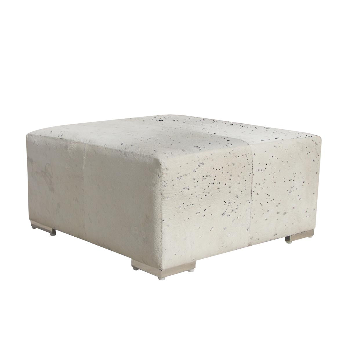 Safari Cowhide Ottoman