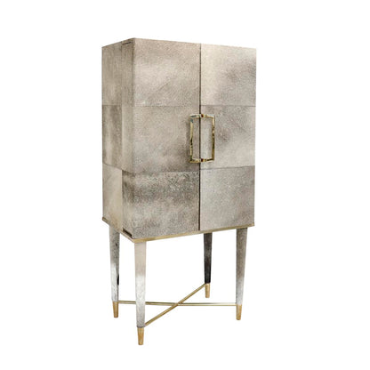 Safari Cowhide Bar Cabinet