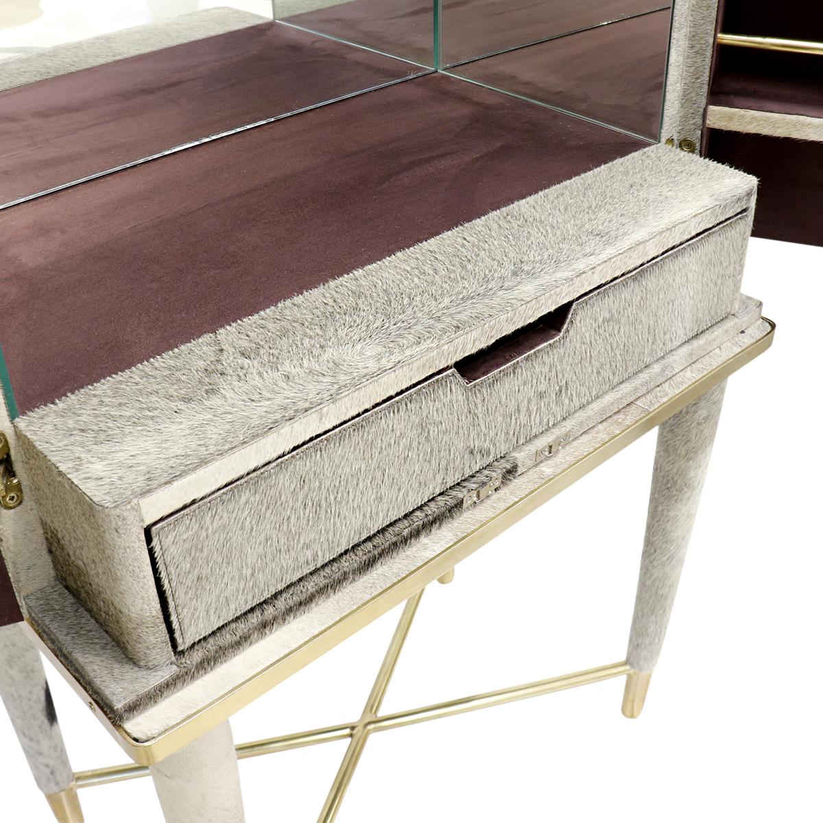 Safari Cowhide Bar Cabinet
