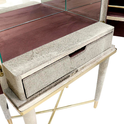 Safari Cowhide Bar Cabinet