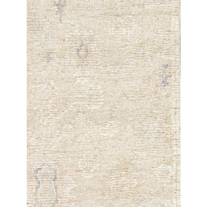 Oushak Hand-Knotted Beige Wool Area Rug