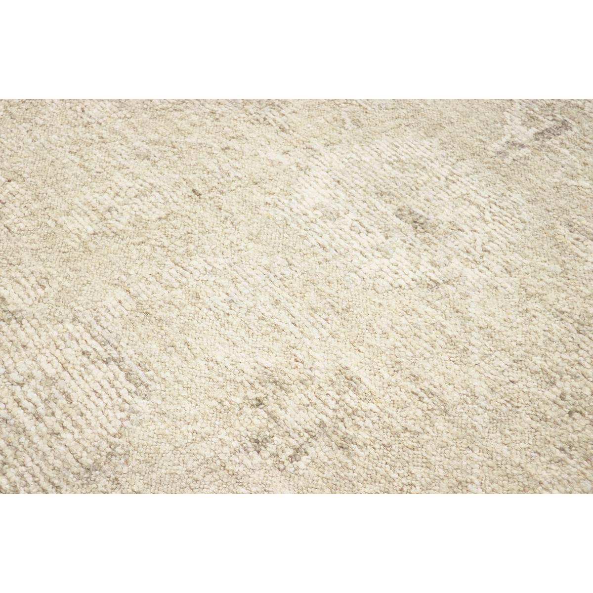 Oushak Hand-Knotted Beige Wool Area Rug