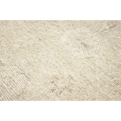 Oushak Hand-Knotted Beige Wool Area Rug
