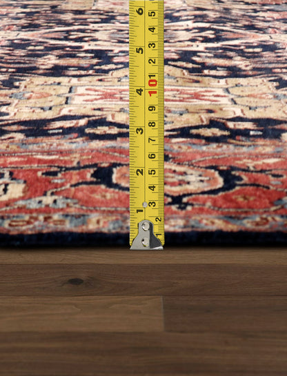 Azerbaijan Hand-Knotted Wool Area Rug