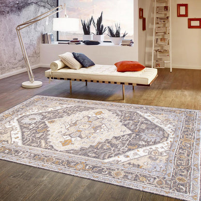 Serapi Hand-Knotted Viscose Silk & Wool Area Rug