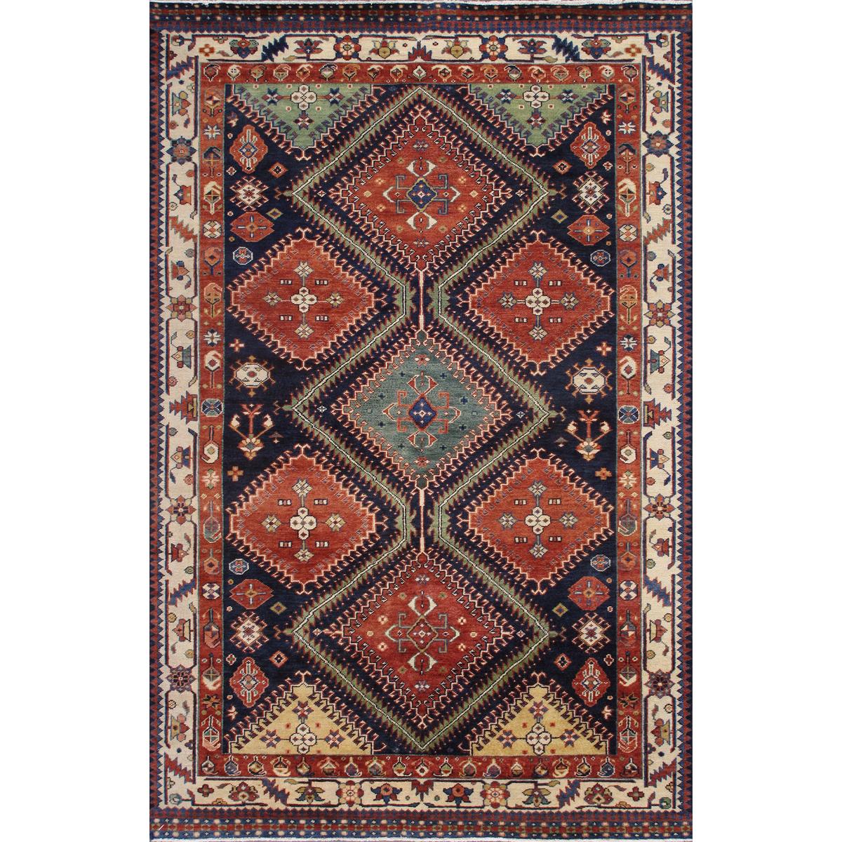 AZ Hand-Knotted Wool Area Rug