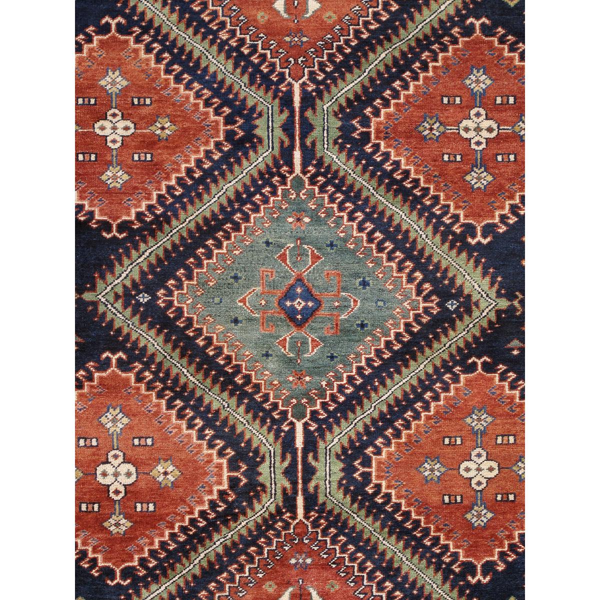 AZ Hand-Knotted Wool Area Rug