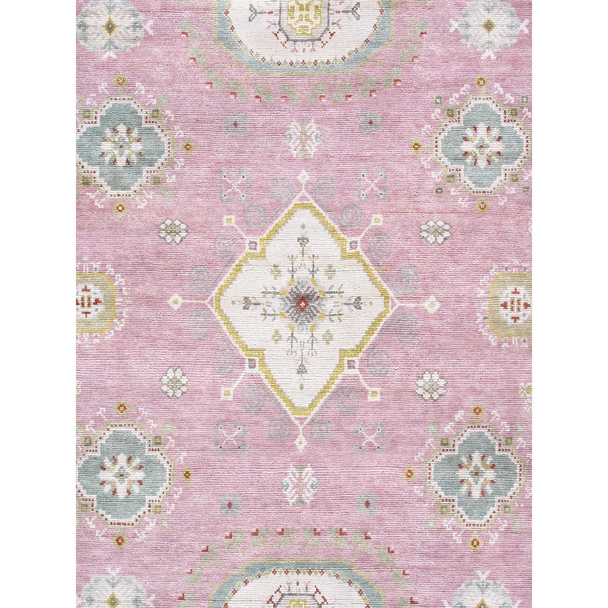 Khotan Hand-Knotted Wool Area Rug
