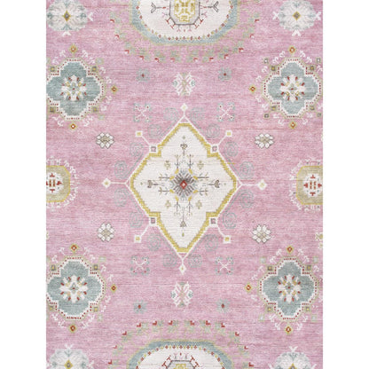 Khotan Hand-Knotted Wool Area Rug
