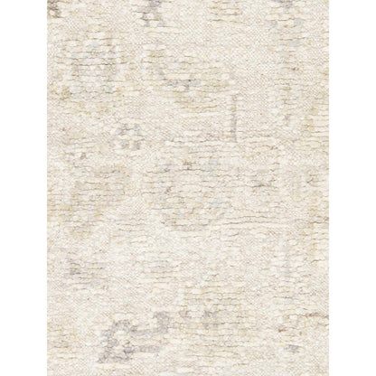 Oushak Hand-Knotted Tan Wool Area Rug