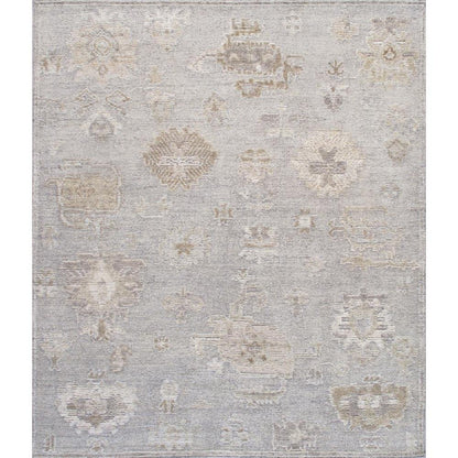Oushak Silver/Multi Area Rug