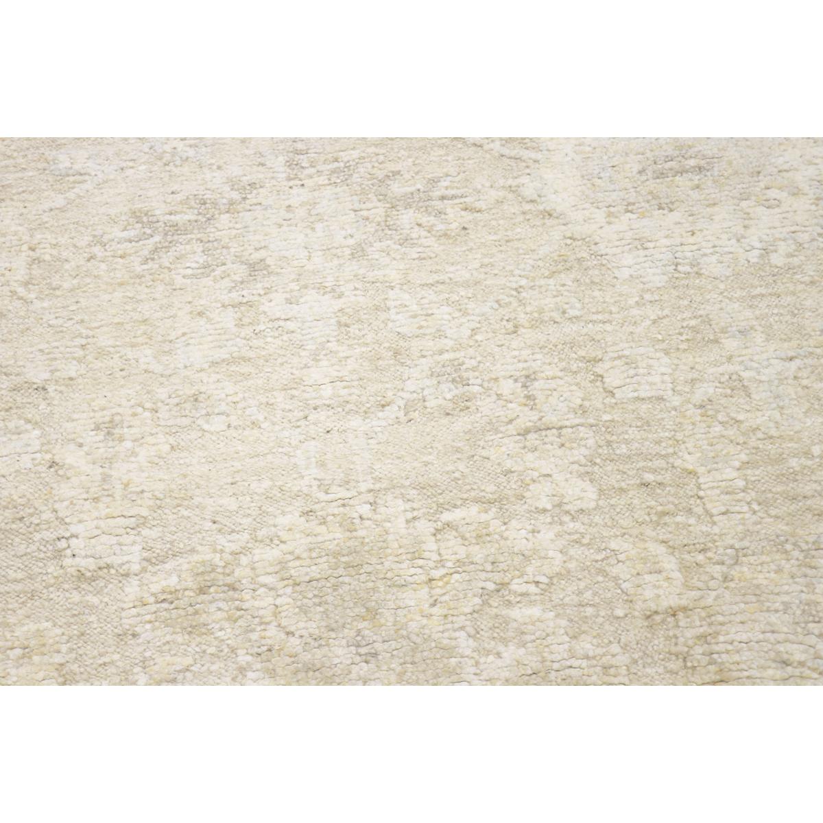 Oushak Hand-Knotted Tan/Beige Wool Area Rug