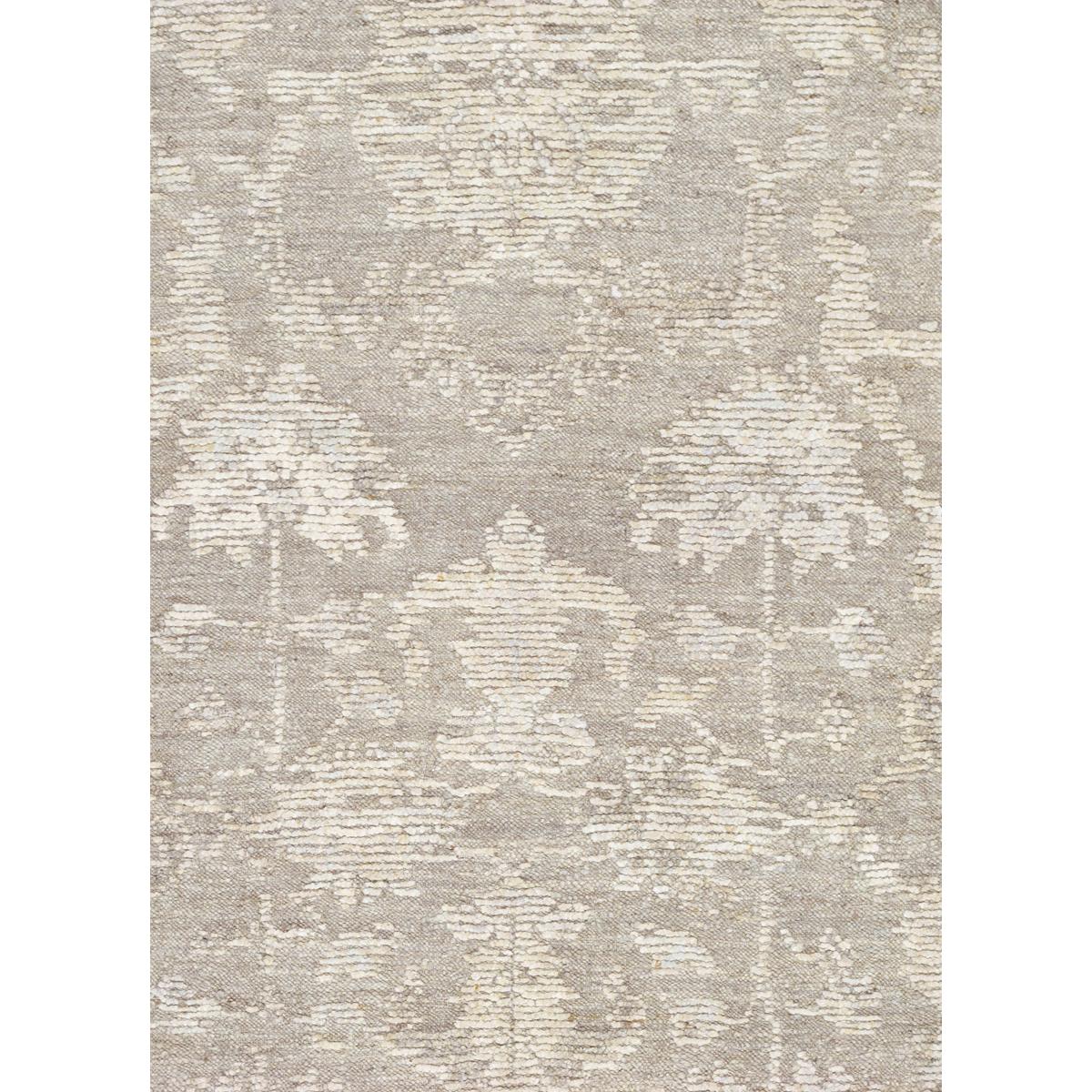 Oushak Hand-Knotted Taupe/Beige Wool Area Rug