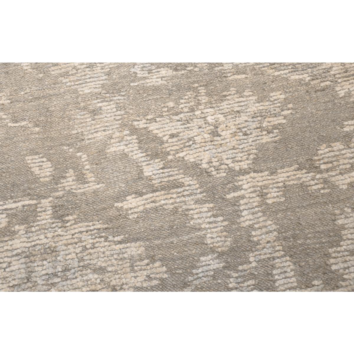 Oushak Hand-Knotted Taupe/Beige Wool Area Rug