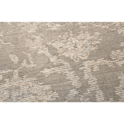 Oushak Hand-Knotted Taupe/Beige Wool Area Rug