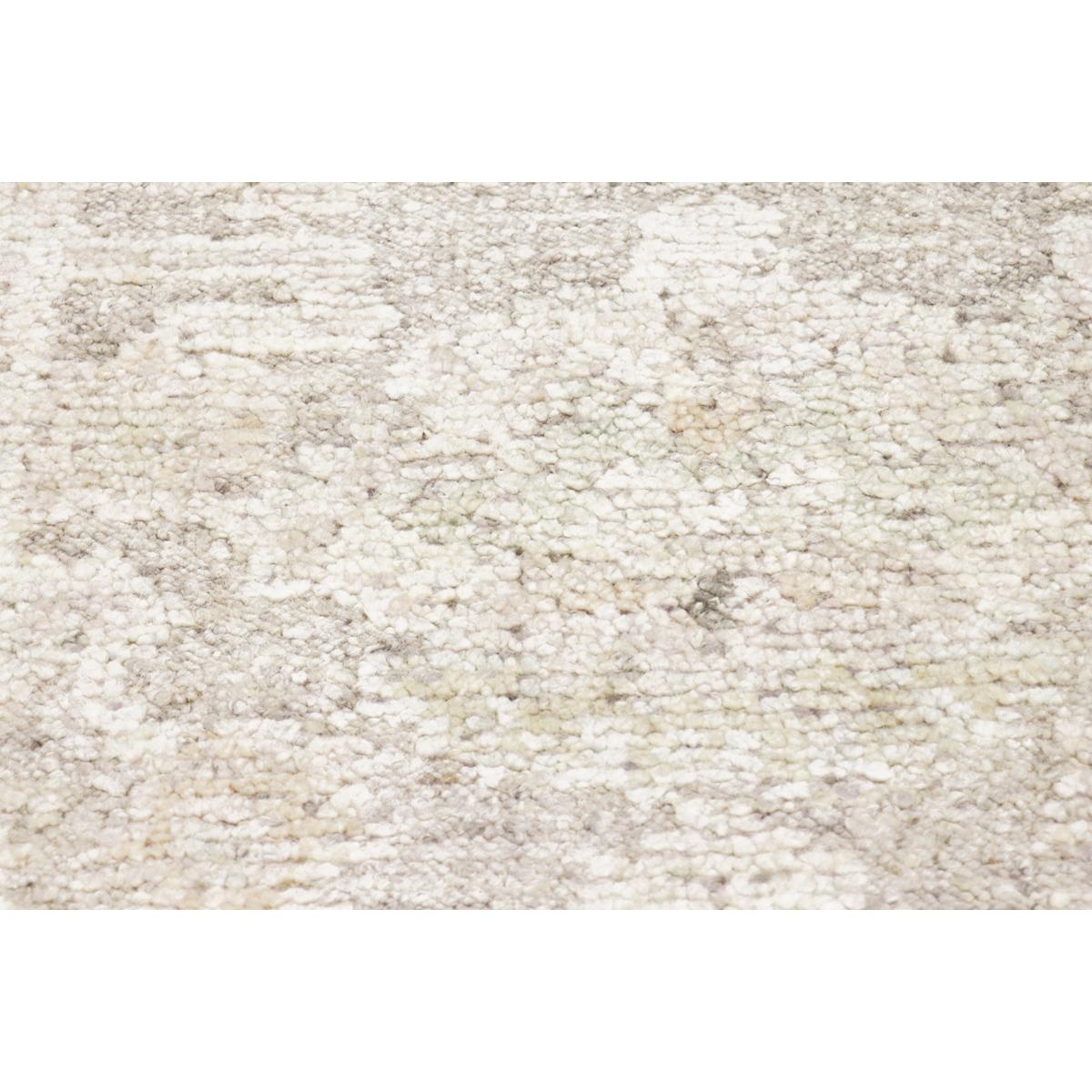 Oushak Hand-Knotted Silver/Multi Wool Area Rug