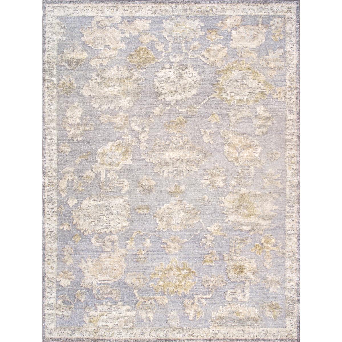 Oushak Hand-Knotted Wool Area Rug