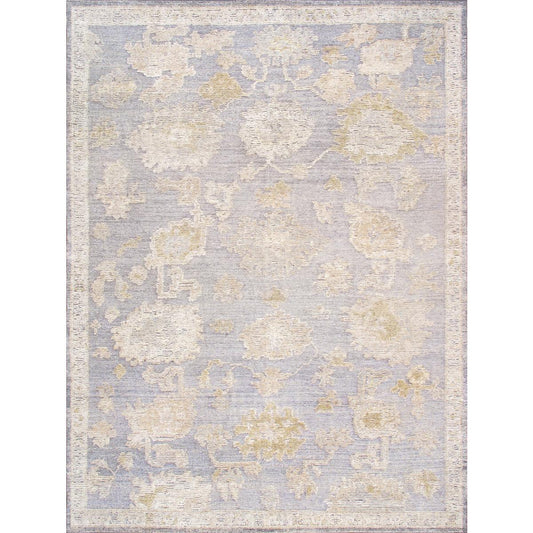 Oushak Hand-Knotted Wool Area Rug