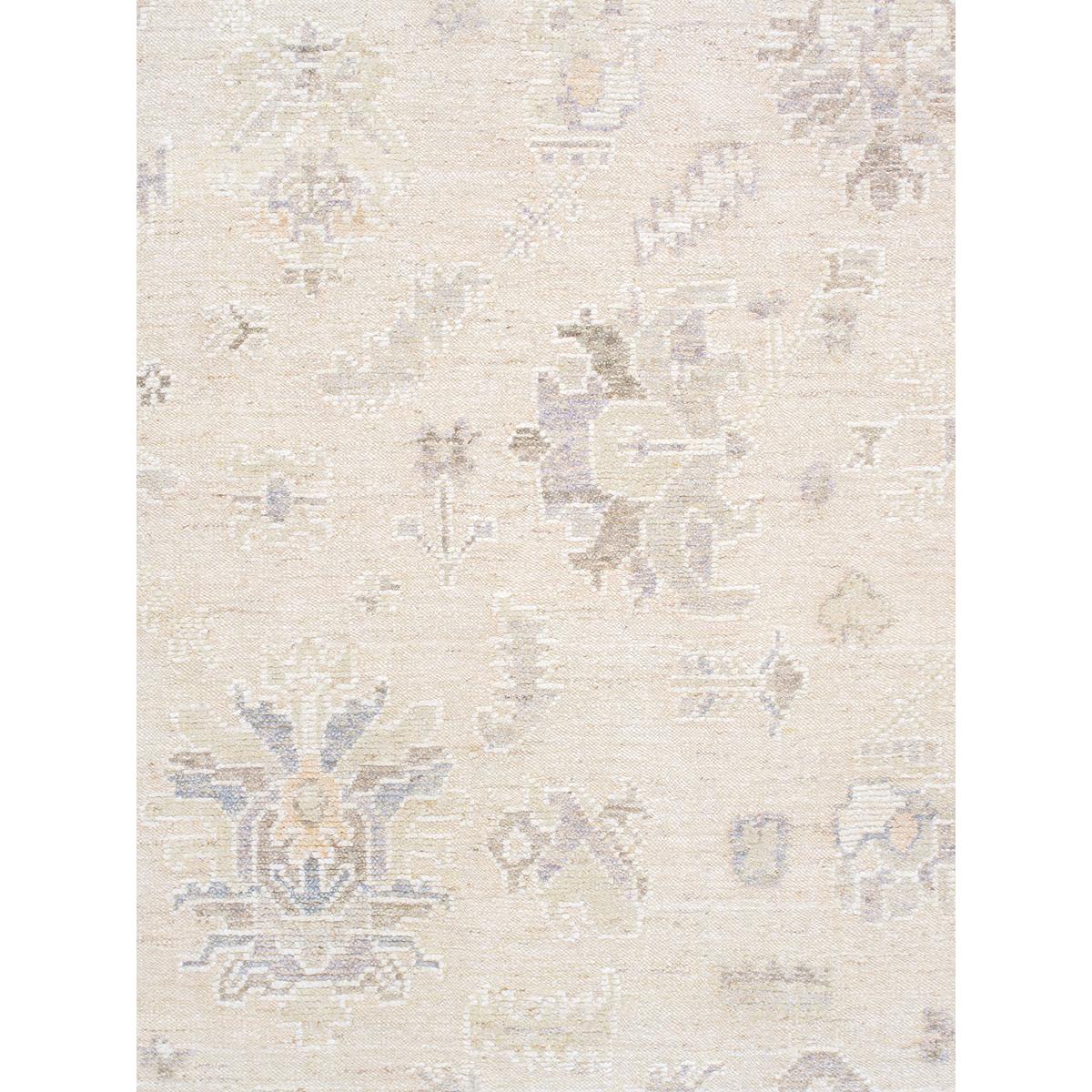 Oushak Hand-Knotted Wool Area Rug