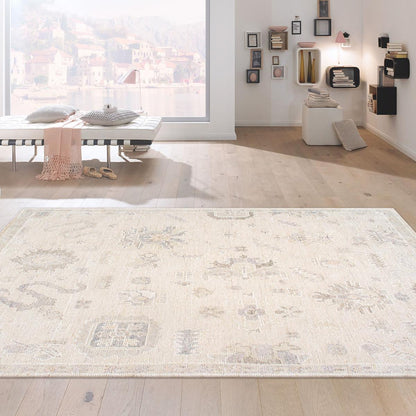 Oushak Hand-Knotted Wool Area Rug