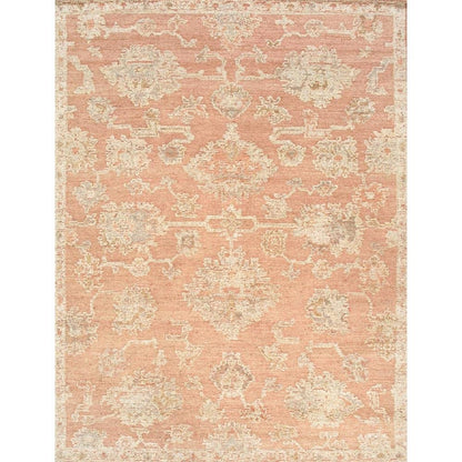 Oushak Salmon/Multi Area Rug
