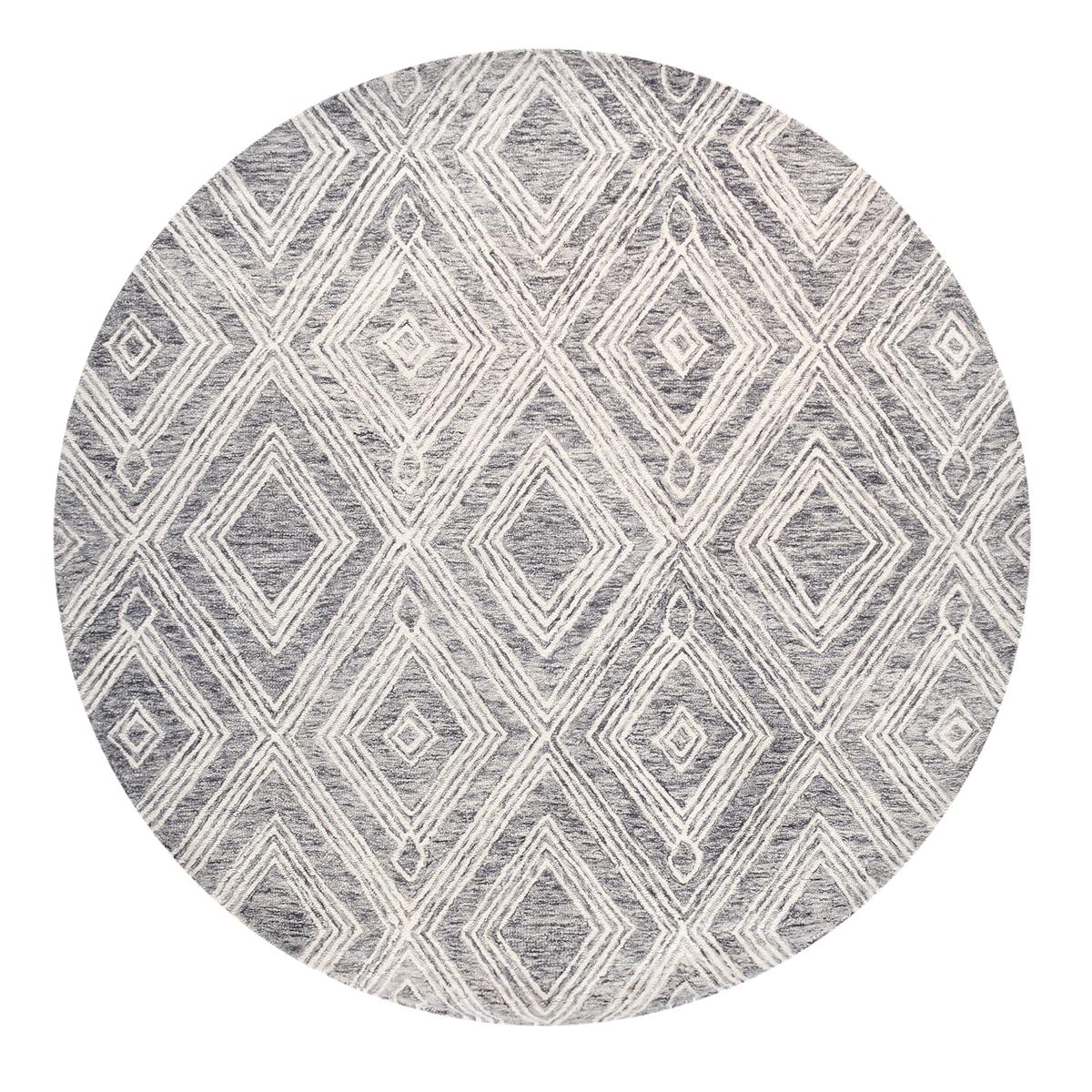 Modern Hand-Tufted Bamboo Silk & Wool Area Rug