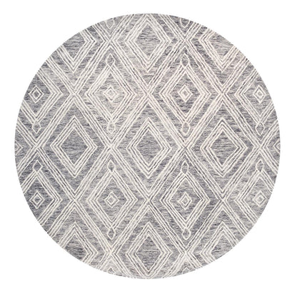 Modern Hand-Tufted Bamboo Silk & Wool Area Rug