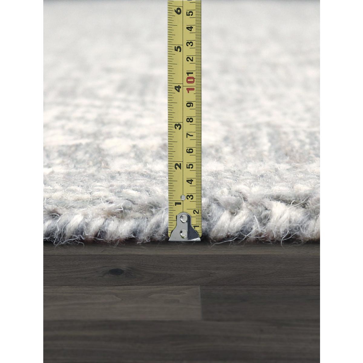 Modern Hand-Tufted Bamboo Silk & Wool Area Rug