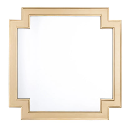 Ephrya Geometric Gold Wall Mirror