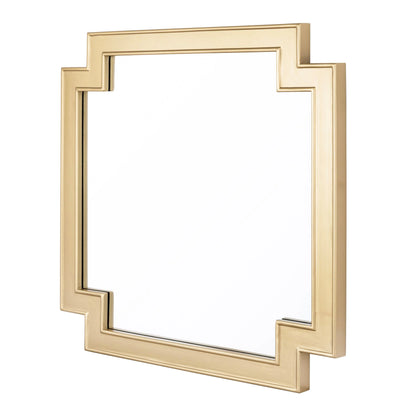 Ephrya Geometric Gold Wall Mirror