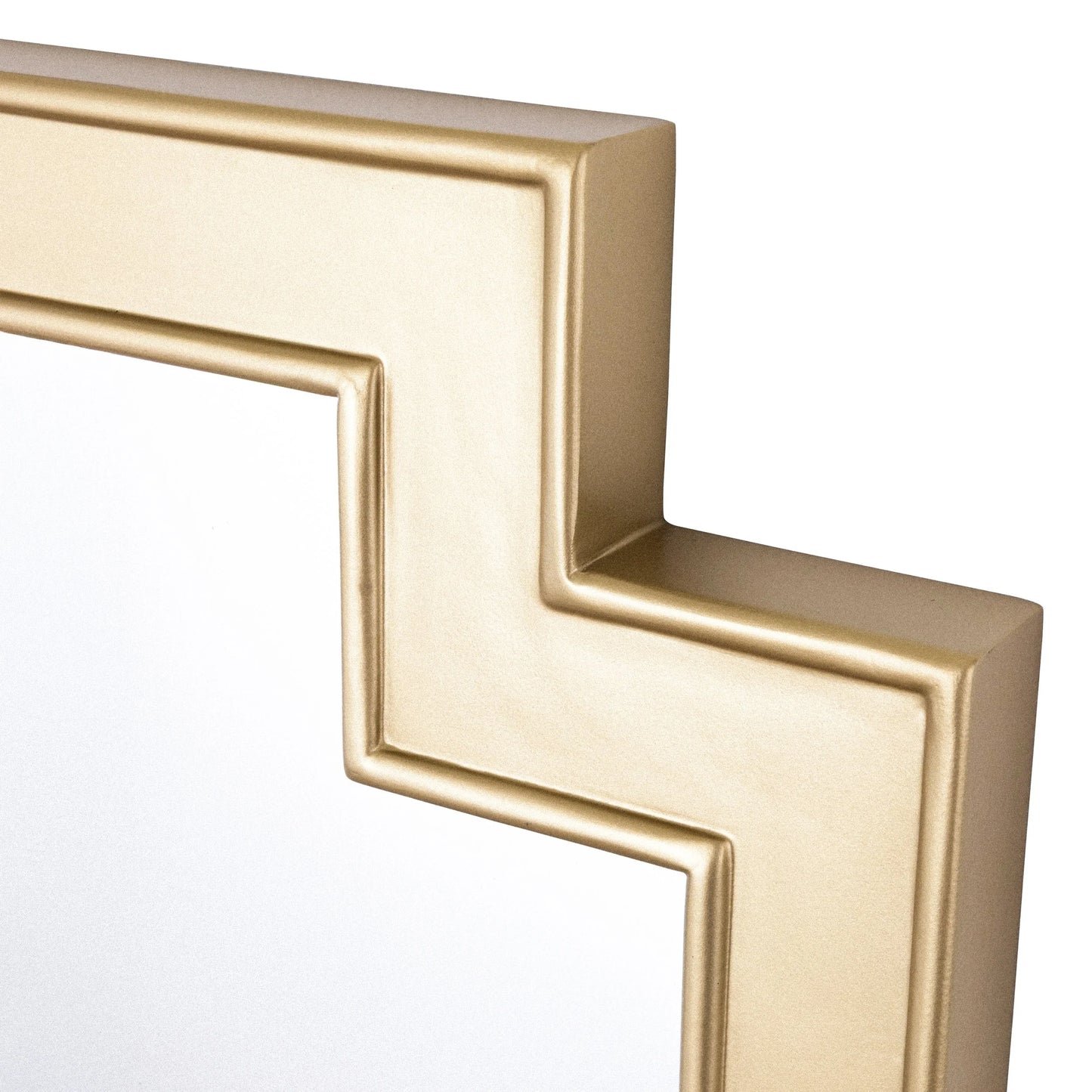 Ephrya Geometric Gold Wall Mirror