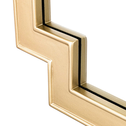 Ephrya Geometric Gold Wall Mirror