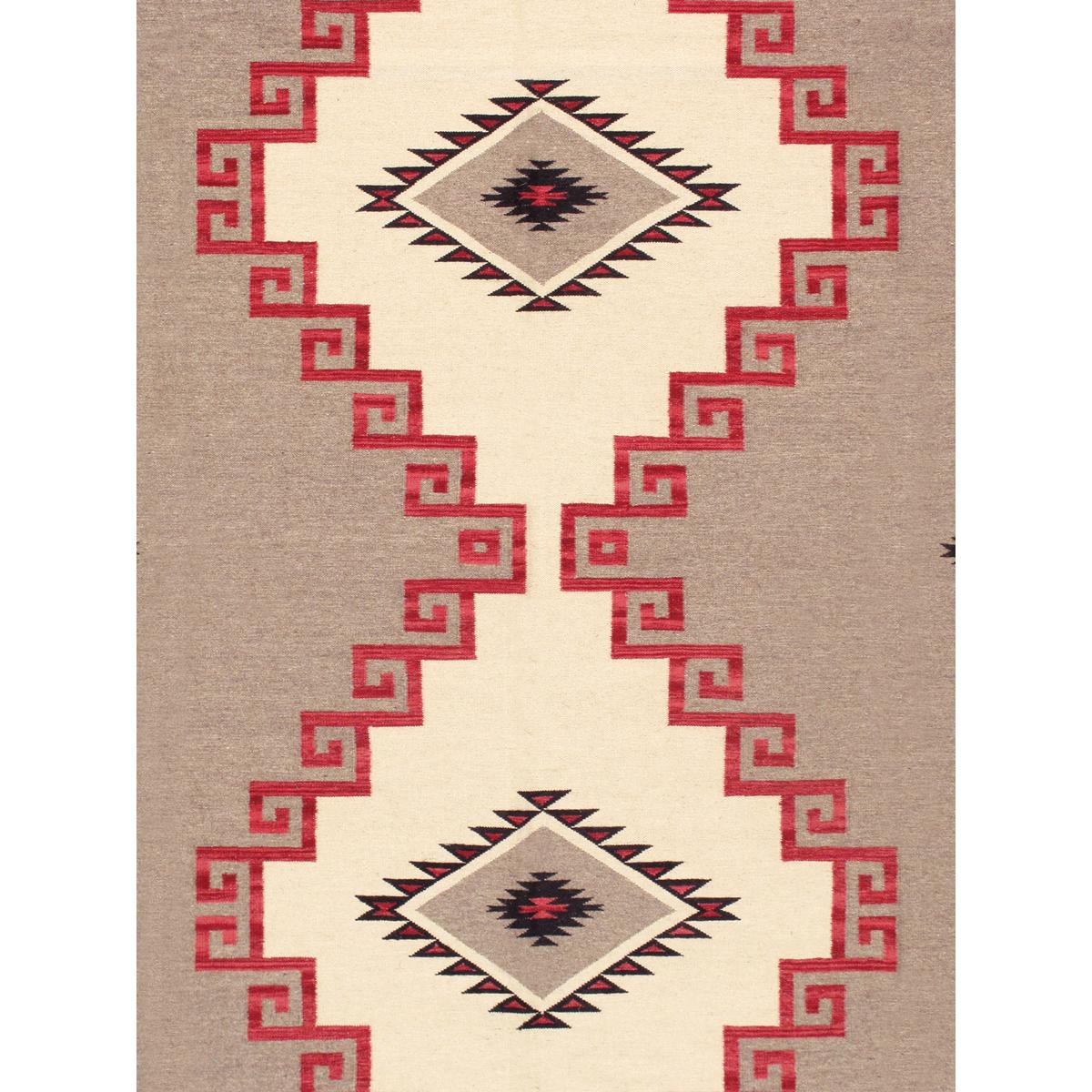 Tuscany Reversible Wool Mocha/Ivory Area Rug