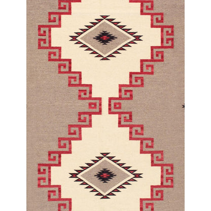 Tuscany Reversible Wool Mocha/Ivory Area Rug