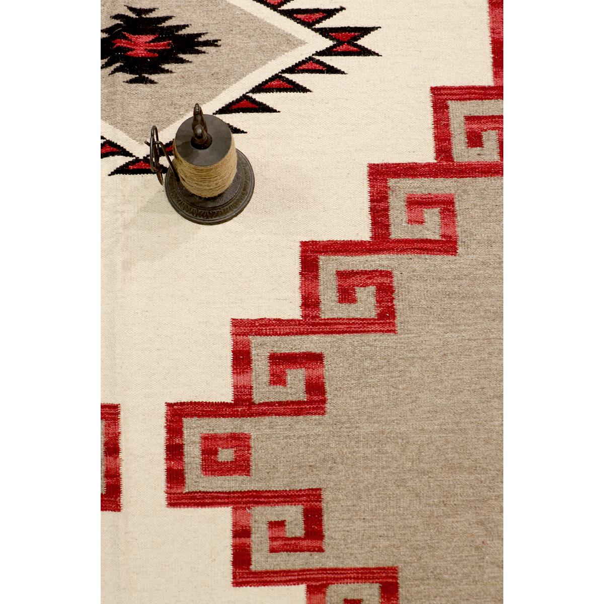 Tuscany Reversible Wool Mocha/Ivory Area Rug