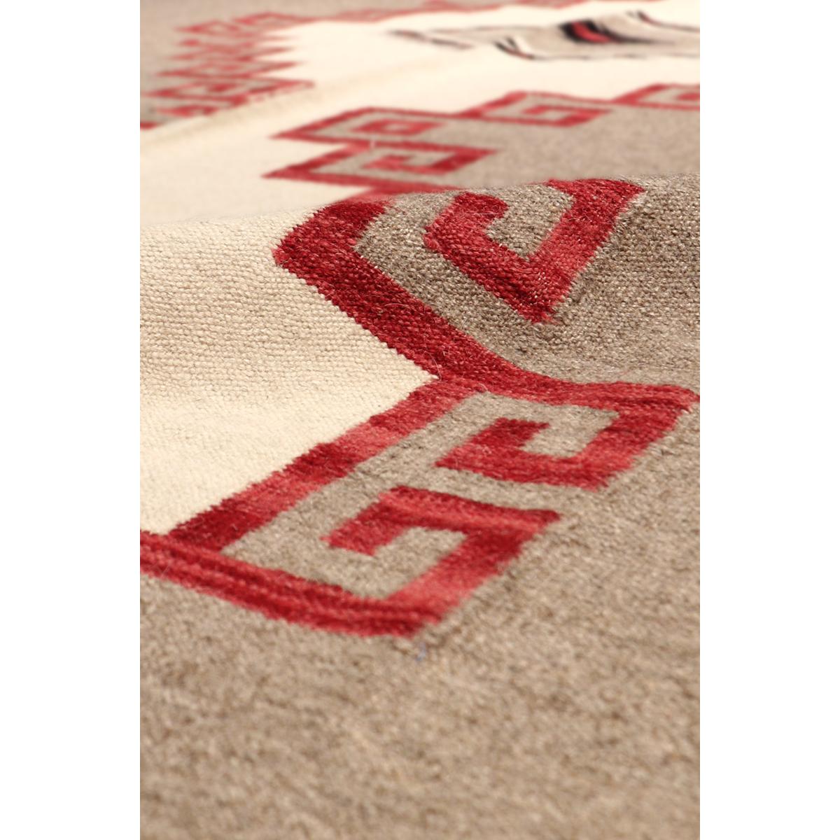 Tuscany Reversible Wool Mocha/Ivory Area Rug