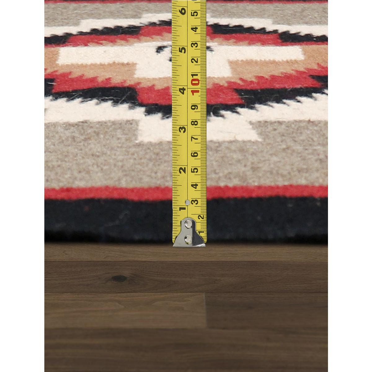 Tuscany Reversible Wool Mocha/Black Area Rug