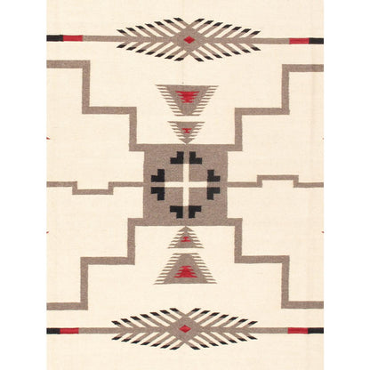 Tuscany Reversible Wool Ivory/Black Area Rug