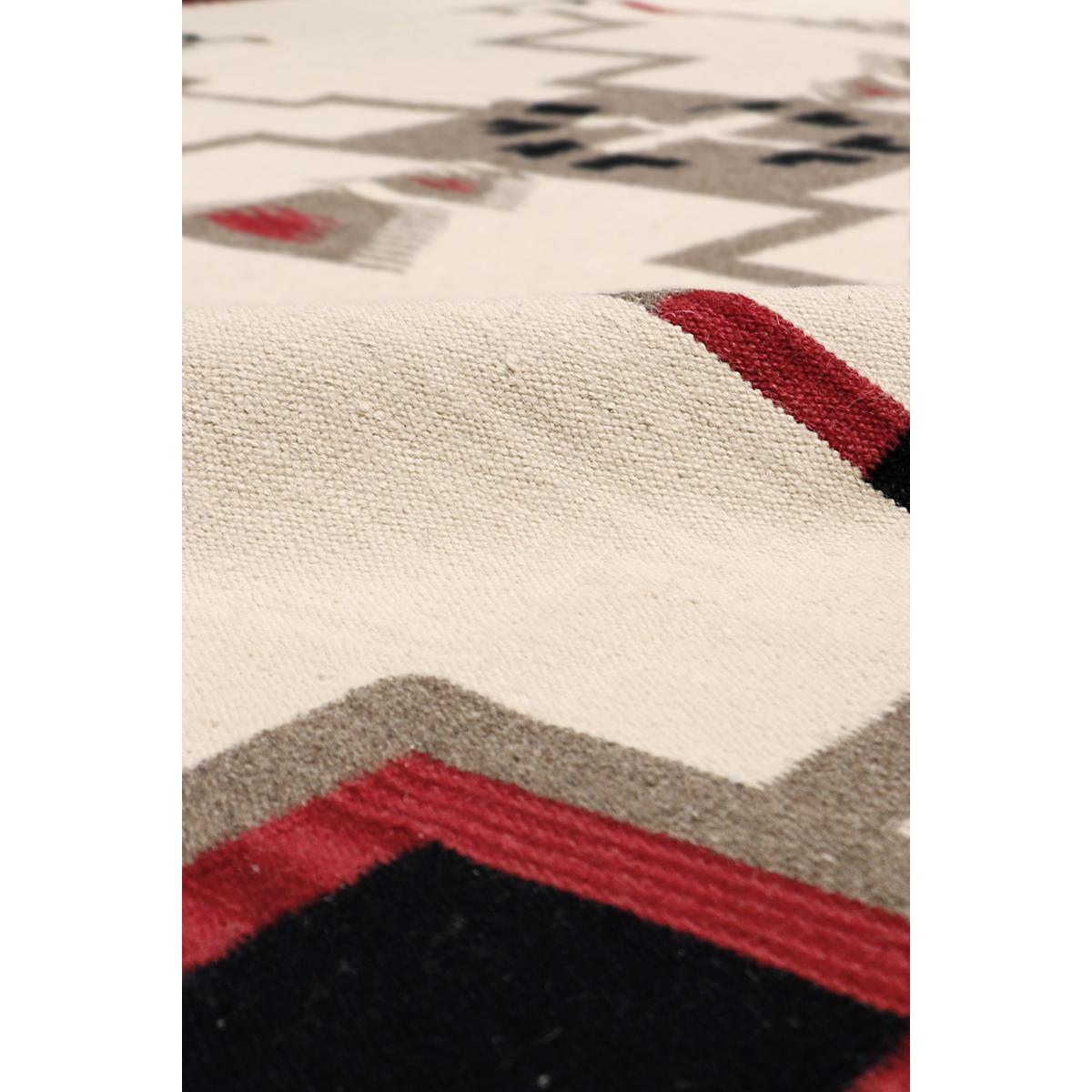 Tuscany Reversible Wool Ivory/Black Area Rug