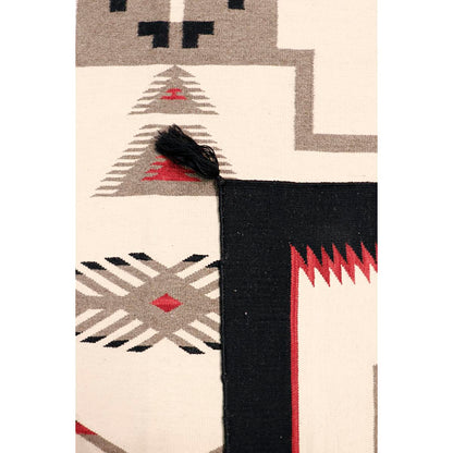 Tuscany Reversible Wool Ivory/Black Area Rug