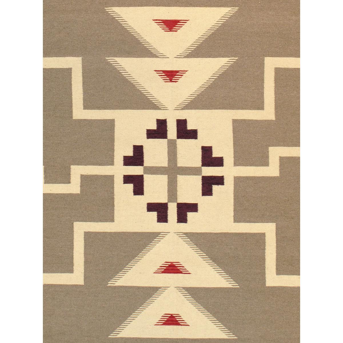 Tuscany Reversible Wool Light Brown/Purple Area Rug