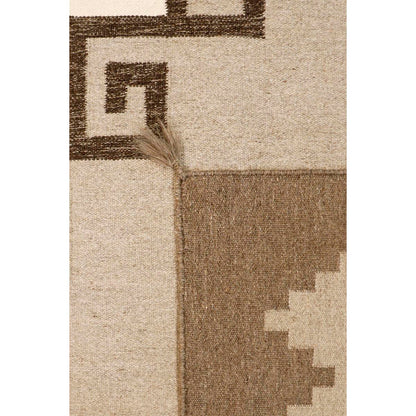 Tuscany Reversible Wool Light Brown/Mocha Area Rug