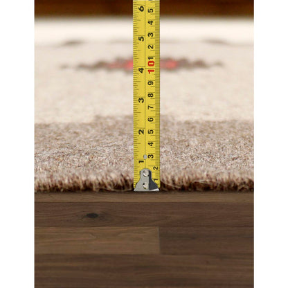 Tuscany Reversible Wool Light Brown/Mocha Area Rug