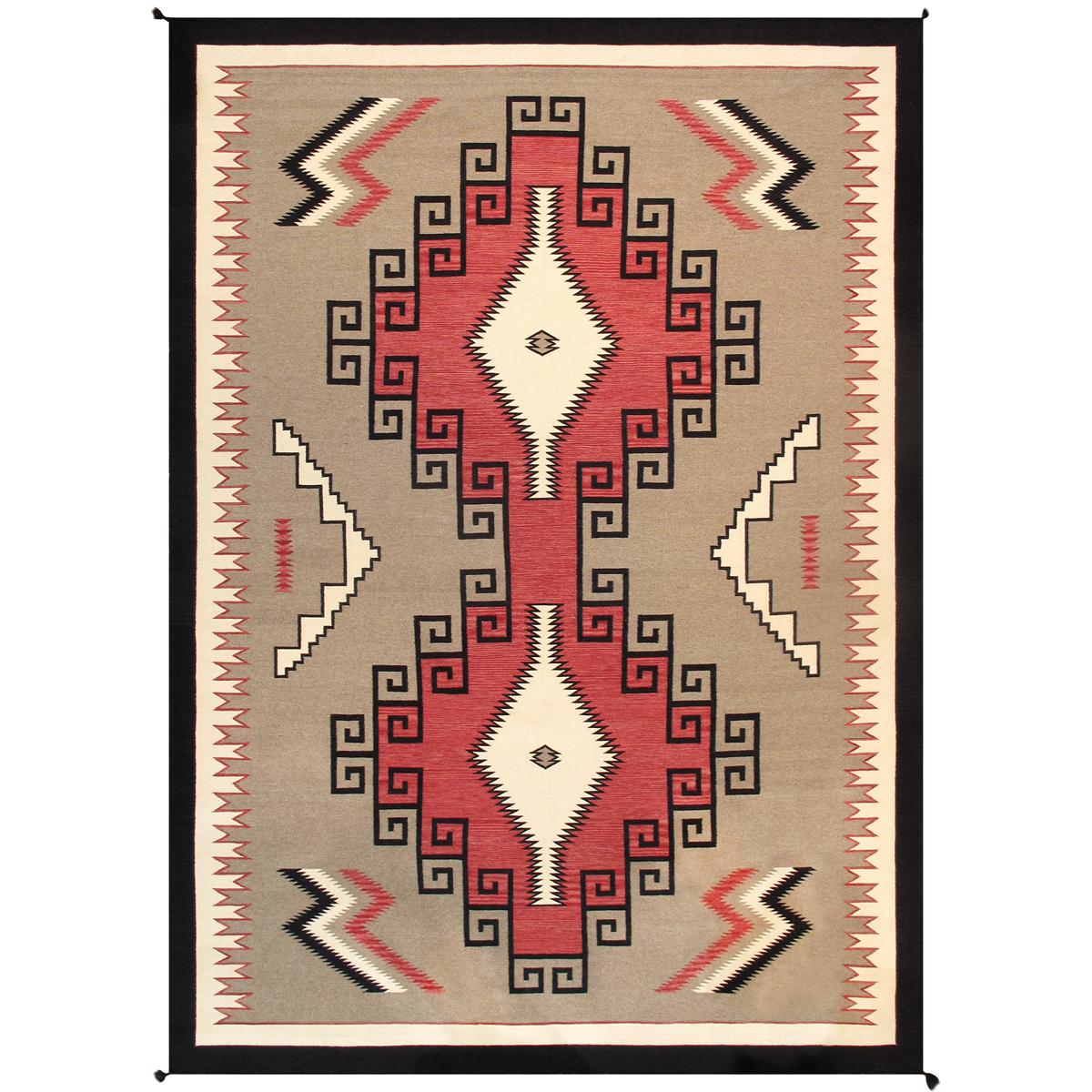 Tuscany Reversible Wool Mocha/Ivory Area Rug
