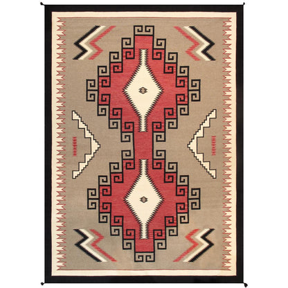 Tuscany Reversible Wool Mocha/Ivory Area Rug